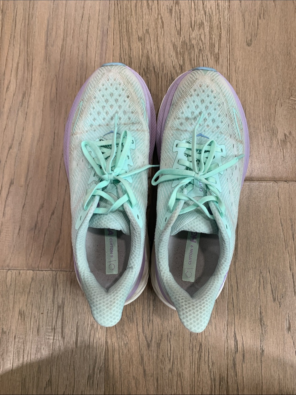 Hoka Women's Clifton 9 Sunlit Ocean Lilac Mist Size 11 - Picture 5 of 8